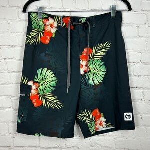 Ocean Current Next Flex‎ men's swim trunks swimsuit board shorts, sz L